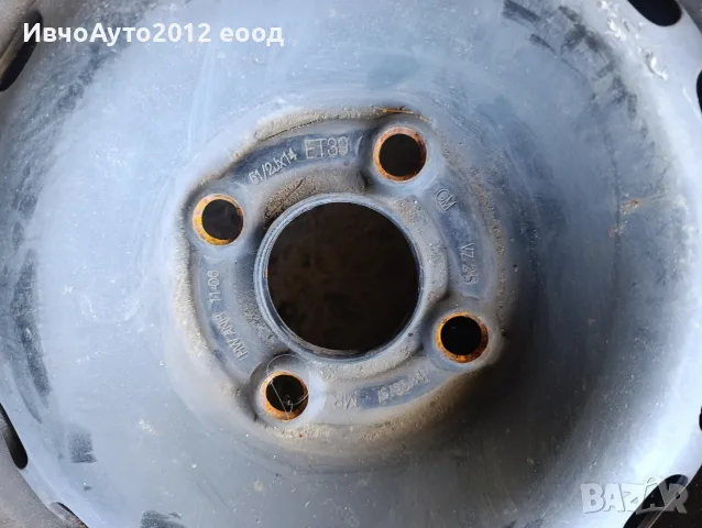 Зимни гуми с джанти 14 Chevrolet daewoo opel , снимка 2 - Гуми и джанти - 56070154