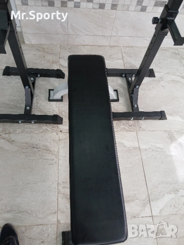 Лежанка с лост и тежести, снимка 10 - Фитнес уреди - 52185105