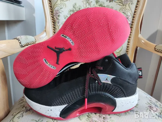 маратонки Nike Air Jordan 35 Bred, снимка 7 - Маратонки - 48102989