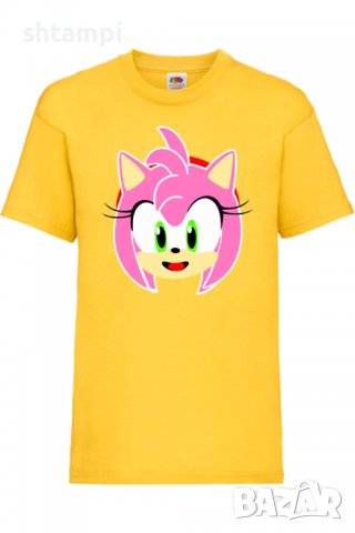 Детска тениска SONIC AMY,Соник,Игра,Изненада,Подарък,Празник,Повод, снимка 3 - Детски тениски и потници - 37435198