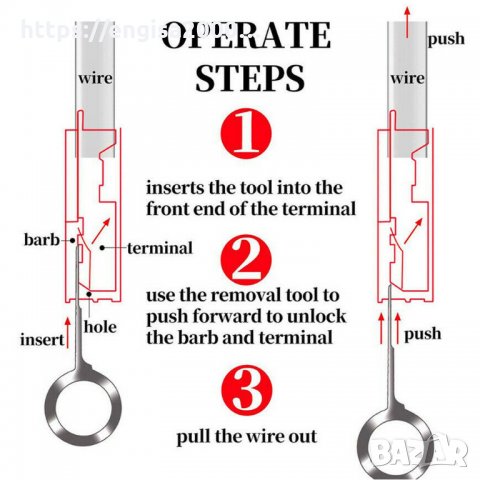 ПРОМО! Комплекти инструменти за изваждане на пинове, снимка 6 - Други инструменти - 29295799