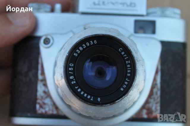 Немски фотоапарат с обектив ''Tessar 2.8/50'', снимка 2 - Фотоапарати - 50954484