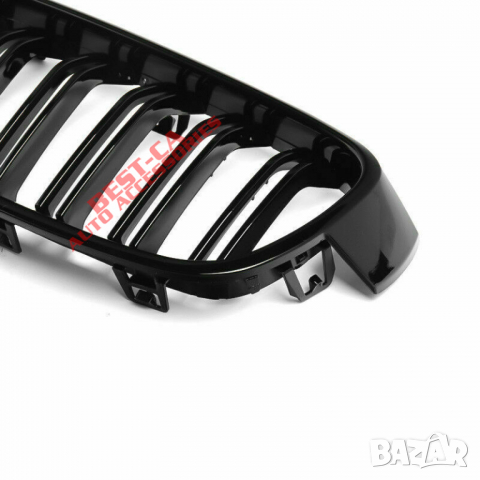 Черни двойни бъбреци решетки пиано лак за БМВ 3-та серия Ф30 Ф31 / BMW F30 F31 2011 - 2018, снимка 5 - Аксесоари и консумативи - 36528320