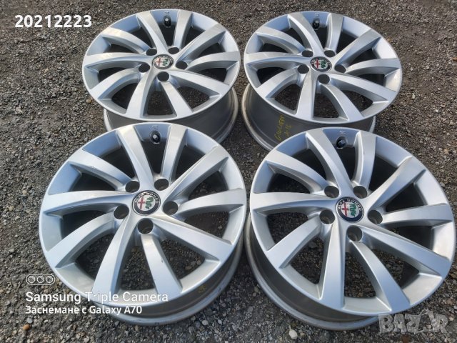 4 броя алуминиеви джанти за Alfa Romeo Giulietta 16, снимка 9 - Гуми и джанти - 37961034