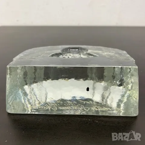 Винтидж преспапие от кристално стъкло "Carl von Linné"., снимка 11 - Антикварни и старинни предмети - 47989910