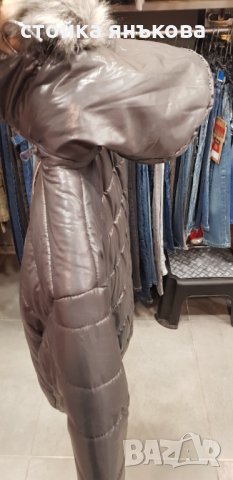 Продавам мъжко яке тъмно сивозелено, снимка 4 - Якета - 31351561