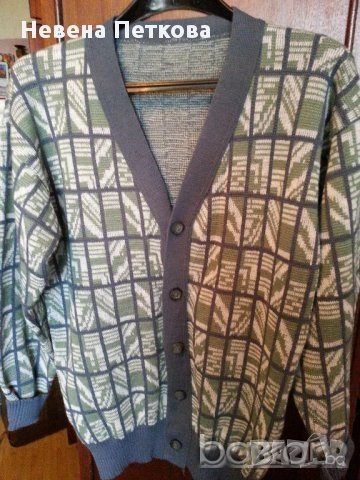 Мъжка трикотажна жилетка - нова