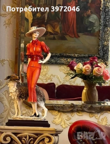 Статуетка от Джузепе Армани /1997/ Флоренция , снимка 11 - Антикварни и старинни предмети - 49571222