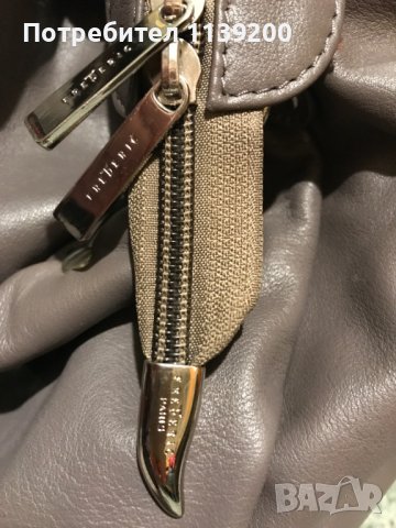 Frederic T Paris дамска обемна сива чанта естествена кожа оригинал, снимка 15 - Чанти - 37320710