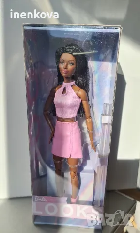 Кукла Barbie Signature Barbie Looks Модел #21, с плитки, розова пола Barbie Looks #21, снимка 5 - Кукли - 47733437