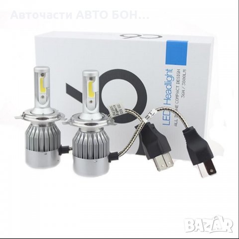 LED крушки H4 к-т/2бр./, снимка 2 - Части - 30818199