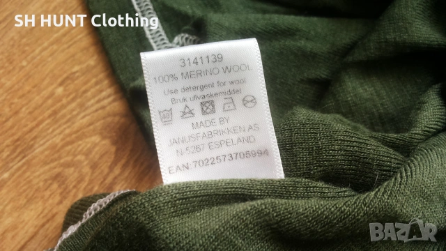 JANUS THERMO 100% Merino Wool размер L термо блуза 100% Мерино вълна - 2550, снимка 9 - Блузи - 54216675