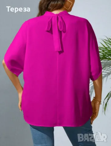 🆕 Tуника в циклама / XL-XXL, снимка 6 - Туники - 50105080