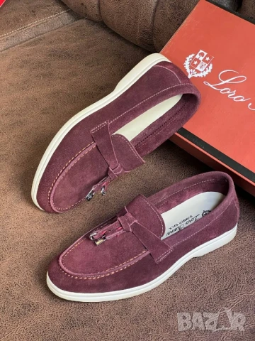 дамски мокасини от естествен велур loro piana , снимка 10 - Дамски ежедневни обувки - 51303318