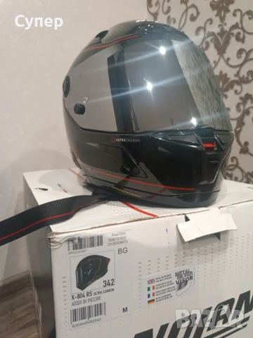 Каска  Nolan X-804 RS , снимка 3 - Аксесоари и консумативи - 54019471
