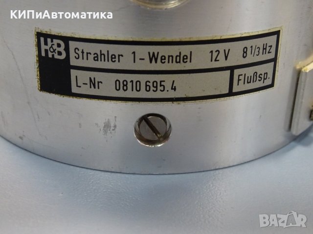 лъчеприемник от рефрактометър Hartmann&Braun Strahler 1-Wendel 12V, снимка 6 - Резервни части за машини - 37187049