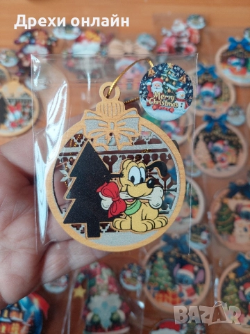 Дървени играчки за елха и магнитни, снимка 13 - Декорация за дома - 52354853