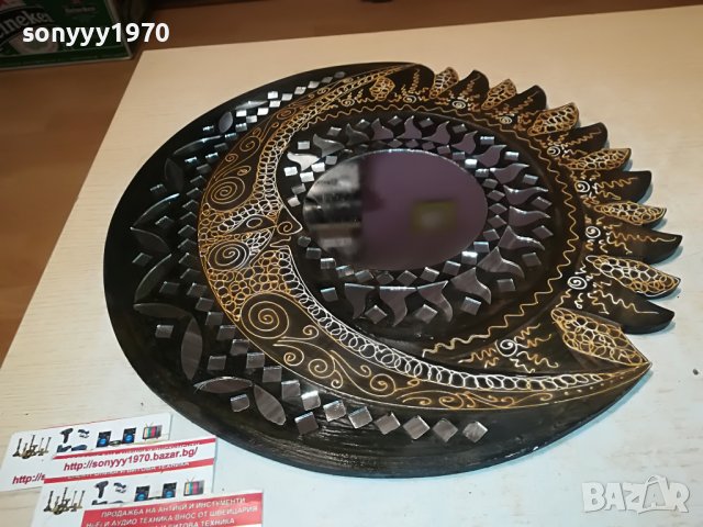 огледало-40см-внос германия 2412221832, снимка 8 - Антикварни и старинни предмети - 39102992