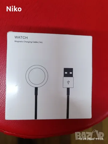 Магнитно безжично зарядно за Appke Watch (1 метър) - запечатано