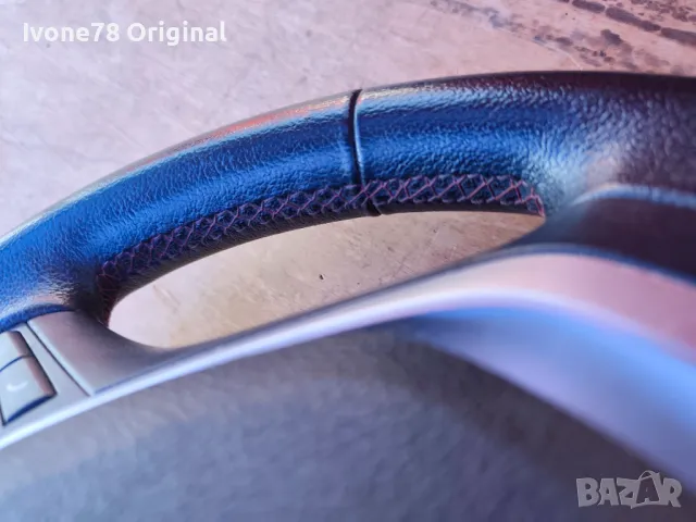 ПРОМОЦИЯ Трилъчев волан от естествена кожа за BMW F30 F31, снимка 2 - Аксесоари и консумативи - 50046922