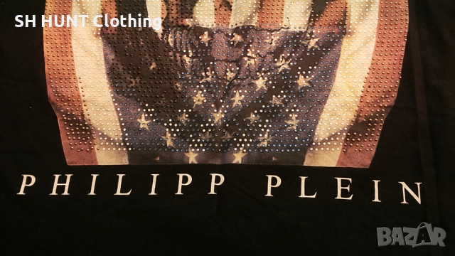 PHILIPP PLEIN MADE IN ITALY T-Shirt размер М - L мъжка тениска 9-41, снимка 5 - Тениски - 52794369