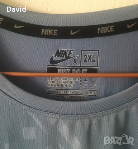 Оригинален мъжки потник Nike/Jordan Just Do It, снимка 4 - Баскетбол - 50867208