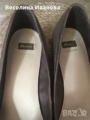 Чисто нови обувки Bata от естествена кожа, снимка 7 - Дамски ежедневни обувки - 51496114