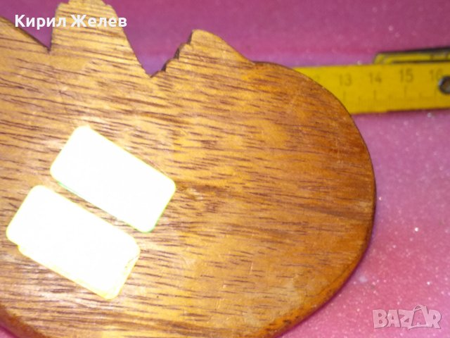 СИМПАТИЧНО МАЛКО СЛАДКО КОТЕНЦЕ ДЕКОРАТИВНА ДЪРВЕНА ФИГУРКА Стара РЪЧНА АРТ ИЗРАБОТКА 42883, снимка 13 - Статуетки - 44314427