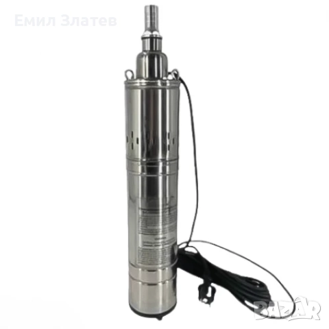 Сондажна потопяема помпа 1.5 HP | За чиста вода | 100 мм, снимка 5 - Напояване - 52720396