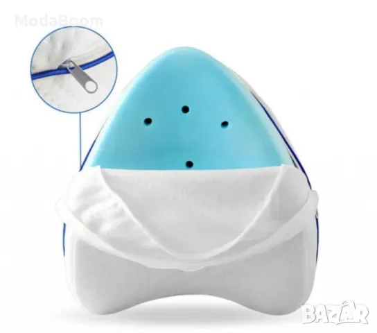 Ергономична възглавница за крака с мемори пяна – Комфорт и подкрепа всяка нощ, снимка 2 - Други стоки за дома - 48682970