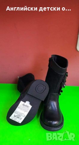 Английски детски ботуши естествена кожа-M&S , снимка 6 - Детски боти и ботуши - 30567930