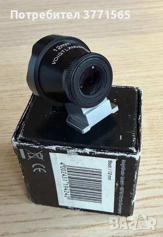 Voightlande 12mm viewfinder, снимка 7 - Обективи и филтри - 56221132