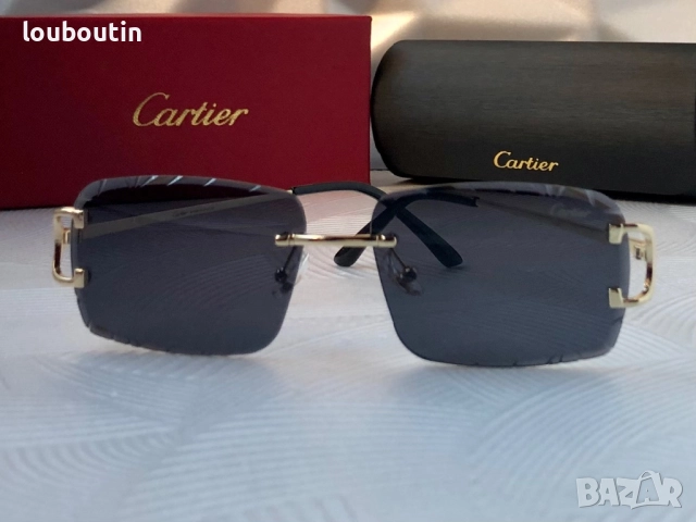 Мъжки слънчеви очила правоъгълни черни дамски унисекс, снимка 6 - Слънчеви и диоптрични очила - 51728838