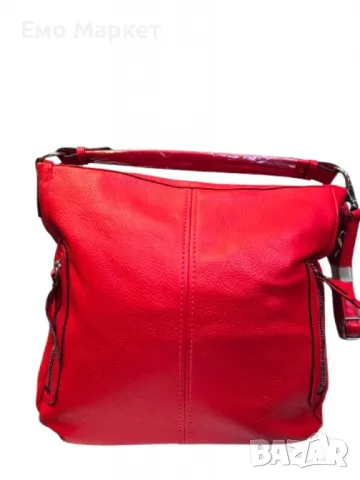 Стилна и практична дамска чанта тип торба, снимка 4 - Чанти - 50160564