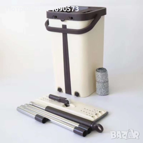 Компактен квадратен моп с кофа GGL MOP , снимка 2 - Мопове, кофи, четки и метли - 52888510