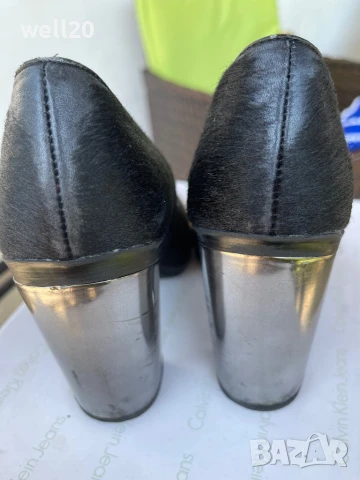 Обувки естествен косъм Calvin Klein , снимка 6 - Дамски обувки на ток - 51132855