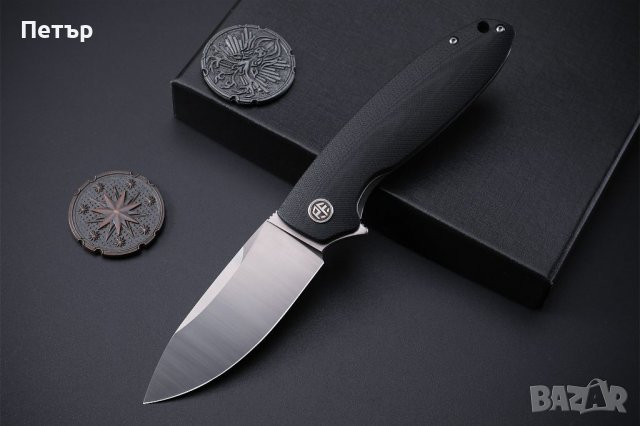 Petrified Fish PFB01 Terra - D2 стомана и G10 , снимка 1