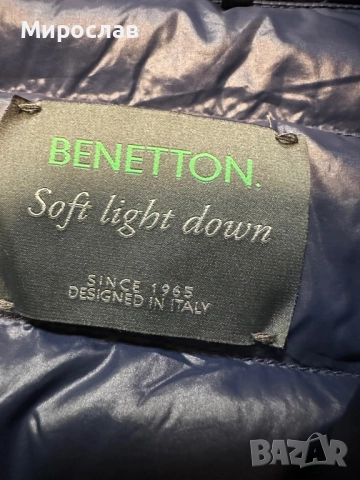 Benetton дамско яке с гъши пух М, снимка 3 - Якета - 52631932