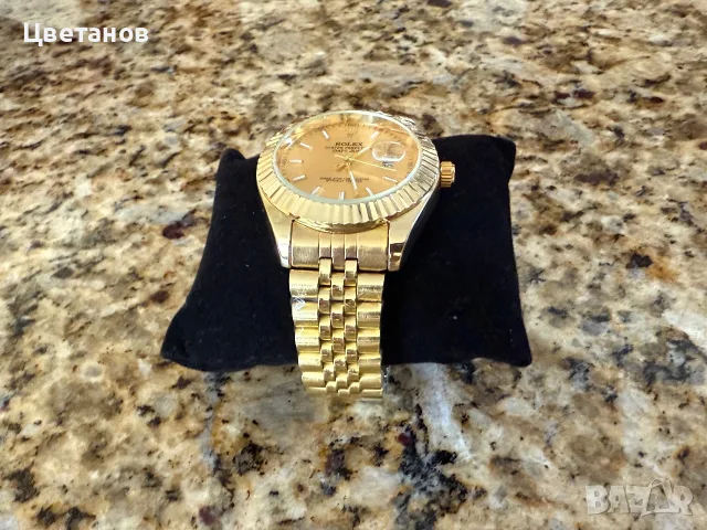 Rolex Datejust 36mm 18k Gold часовник, снимка 2 - Мъжки - 55888125