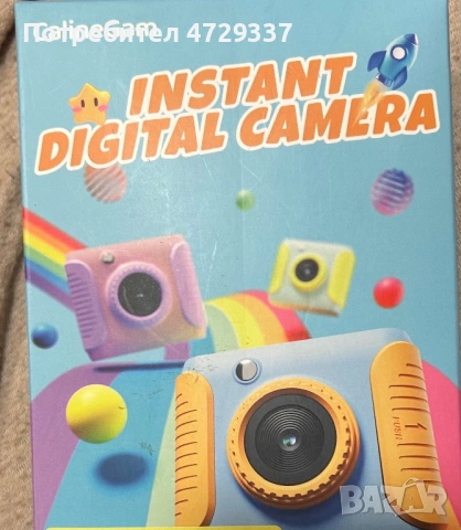 НОВ Детски Фотоапарат CalineGam – Моментален Печат + 32GB Карта + Видео