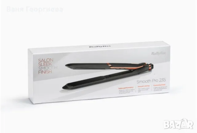 Професионална Преса За Коса Babyliss Smooth Pro 235 Йонизация, снимка 9 - Преси за коса - 48247098