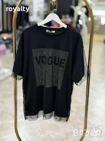 Vogue Черна Дамска Блуза 