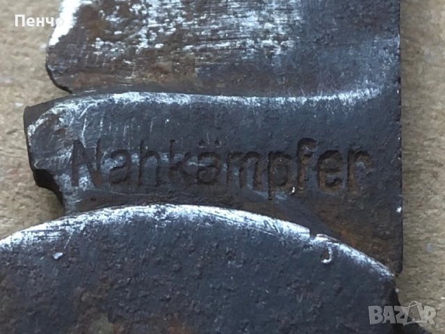 стар военен нож "Nahkämpfer" D. R. G. M. - WWI / WWII, снимка 8 - Антикварни и старинни предмети - 51381642