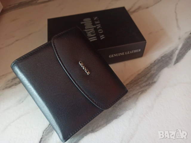 Луксозно дамско портмоне от естествена кожа, Ново!, снимка 3 - Портфейли, портмонета - 54195337