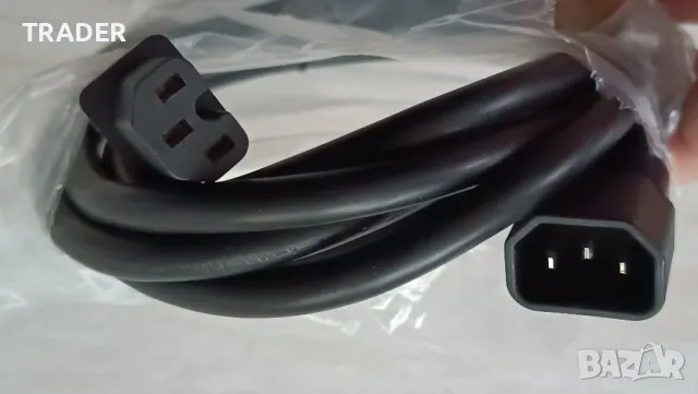 Power cable  cord захранващ кабел удължител  C14 to C15 , 3m