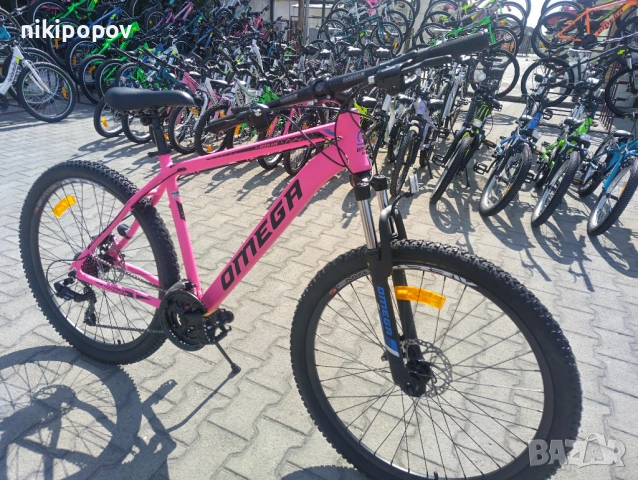 BG Алуминиев велосипед 27.5" ROWAN розов, снимка 4 - Велосипеди - 54261266
