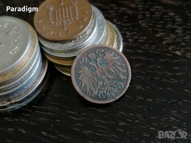 Монета - Австро-Унгария - 2 хелера | 1899г., снимка 2 - Нумизматика и бонистика - 29349045