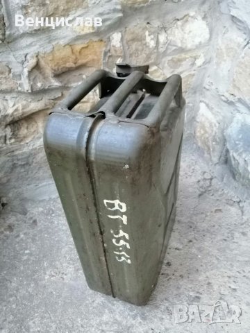 Стара Соц Метална Туба За Гориво / 20 Литра / 1986 г. , снимка 4 - Антикварни и старинни предмети - 38429184