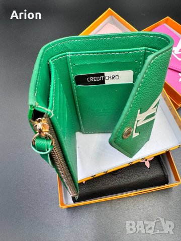 Портфейли дамски LV, снимка 2 - Портфейли, портмонета - 42854284