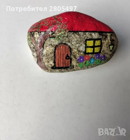 Ръчно рисувани камъни, снимка 2 - Декорация за дома - 50241445